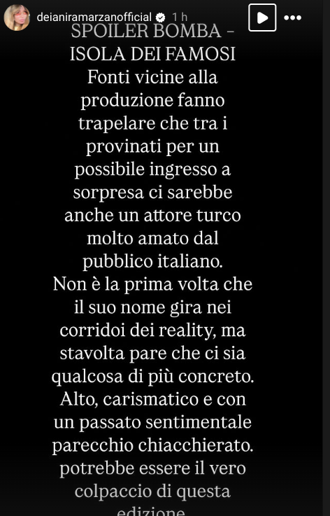 Galleria foto 'Isola dei Famosi, spoiler clamoroso: “nel cast anche un attore turco molto amato con un passato sentimentale parecchio chiacchierato”' - foto 1
