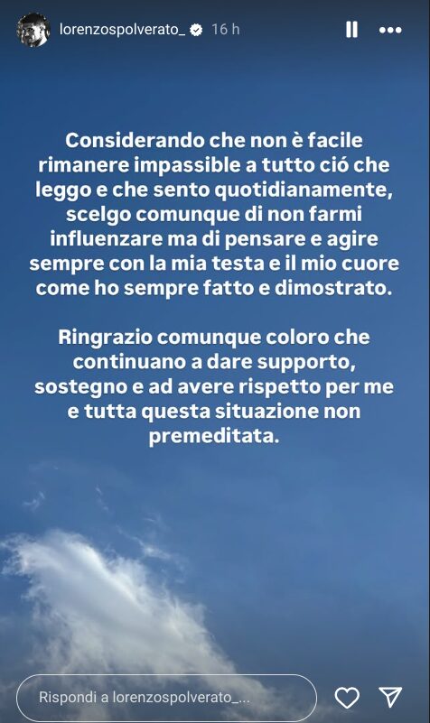 Galleria foto 'Grande Fratello, Lorenzo rompe il silenzio sui social post rottura con Shaila: “Sto prendendo del tempo per metabolizzare ma aspetto che…”' - foto 2