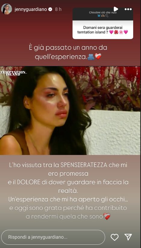 Galleria foto 'Temptation Island, Jenny Guardiano torna a parlare dell’ex Tony Renda: “Qualche giorno fa mi ha…”' - foto 3
